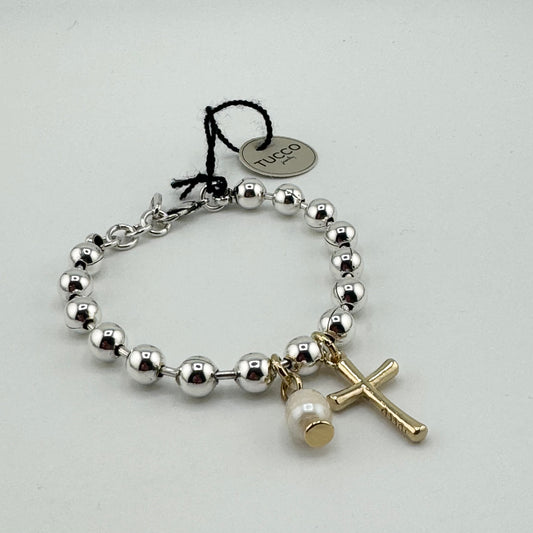 Tucco bracelet two tones